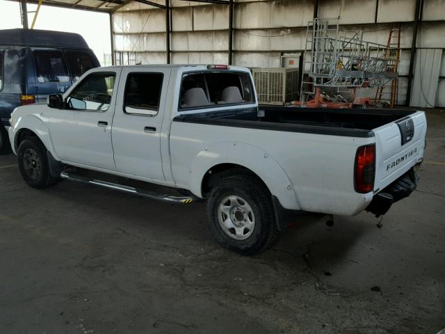 1N6ED29X34C408855 - 2004 NISSAN FRONTIER C WHITE photo 3