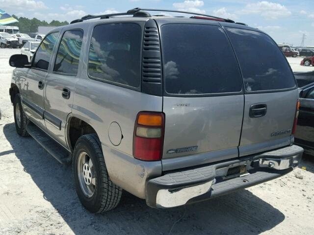 1GNEC13T41J243595 - 2001 CHEVROLET TAHOE C150 TAN photo 3