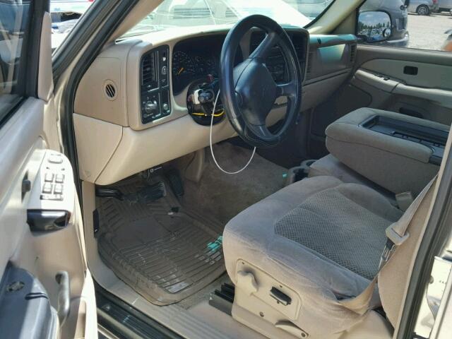 1GNEC13T41J243595 - 2001 CHEVROLET TAHOE C150 TAN photo 9