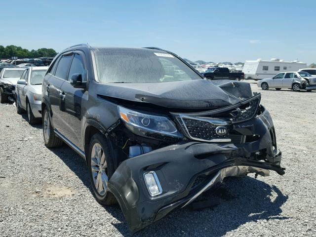 5XYKW4A74FG602400 - 2015 KIA SORENTO SX BLACK photo 1