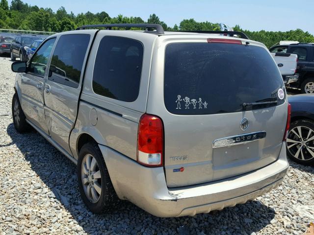 5GADV23167D190183 - 2007 BUICK TERRAZA CX GOLD photo 3