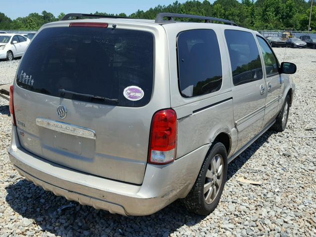 5GADV23167D190183 - 2007 BUICK TERRAZA CX GOLD photo 4