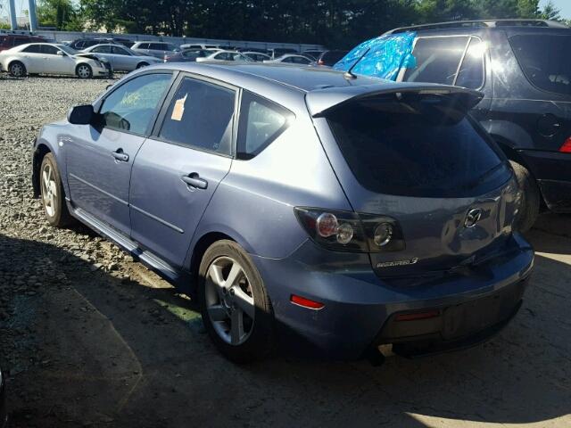 JM1BK34L671666602 - 2007 MAZDA SPEED 3 BLUE photo 3