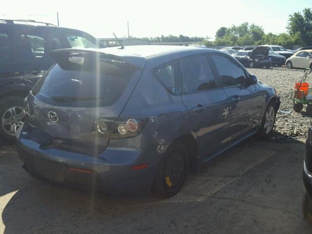 JM1BK34L671666602 - 2007 MAZDA SPEED 3 BLUE photo 4