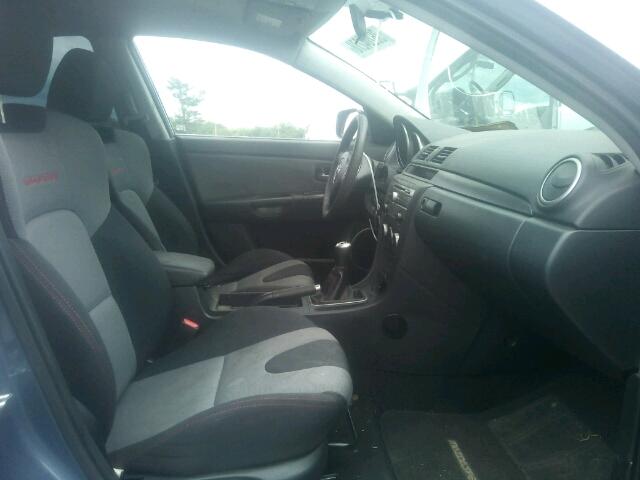 JM1BK34L671666602 - 2007 MAZDA SPEED 3 BLUE photo 5