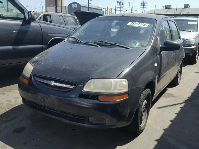 KL1TD66657B762410 - 2007 CHEVROLET AVEO BASE Qara foto 2