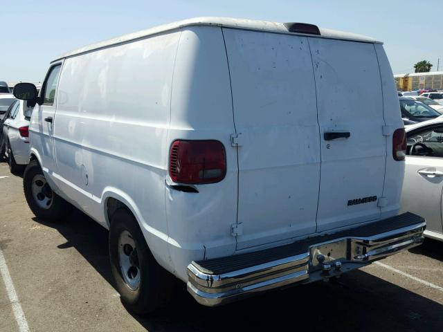 2D7HB11Y33K518149 - 2003 DODGE RAM VAN B1 WHITE photo 3