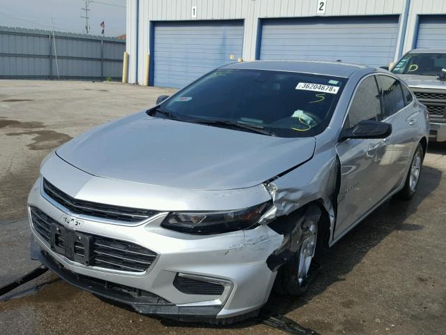 1G1ZC5STXGF296616 - 2016 CHEVROLET MALIBU LS SILVER photo 2