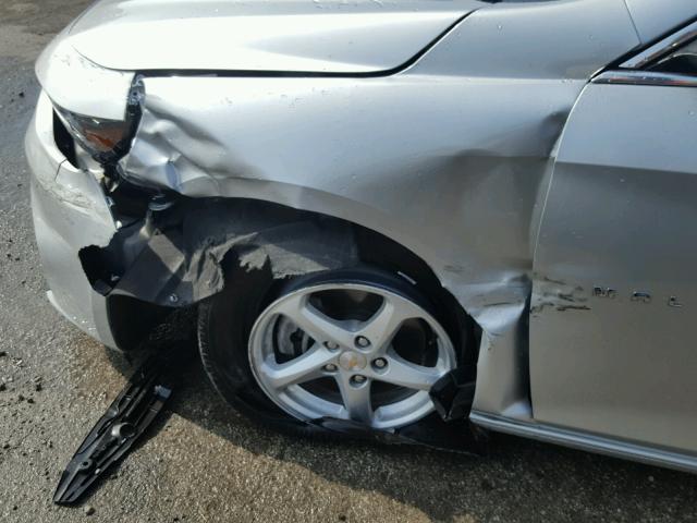 1G1ZC5STXGF296616 - 2016 CHEVROLET MALIBU LS SILVER photo 9