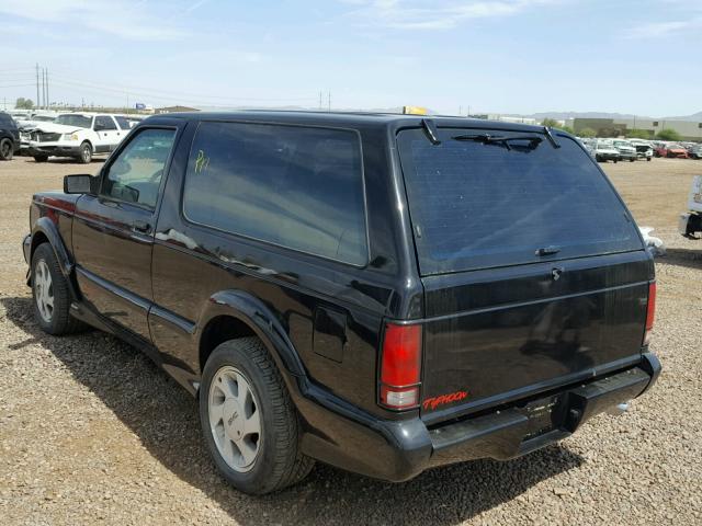 1GDCT18Z8P0812102 - 1993 GMC TYPHOON BLACK photo 3