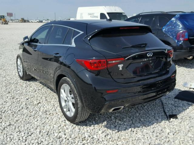 SJKCH5CP2JA040522 - 2018 INFINITI QX30 BASE BLACK photo 3