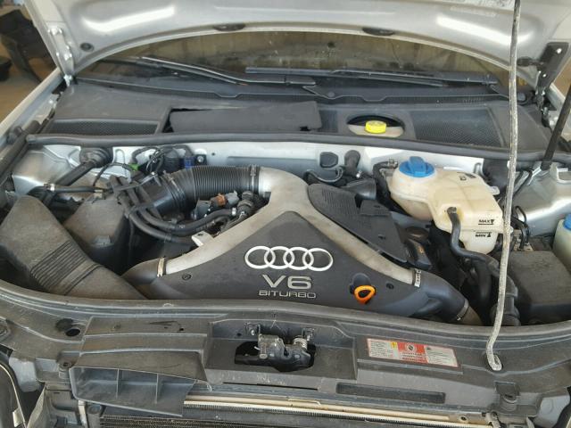 WAUCD64B14N092791 - 2004 AUDI A6 S-LINE SILVER photo 7