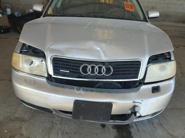 WAUCD64B14N092791 - 2004 AUDI A6 S-LINE SILVER photo 9