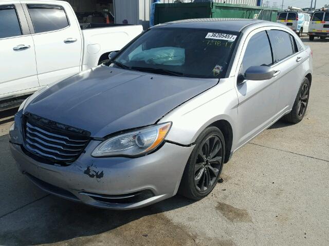 1C3CCBBB2EN152729 - 2014 CHRYSLER 200 SILVER photo 2