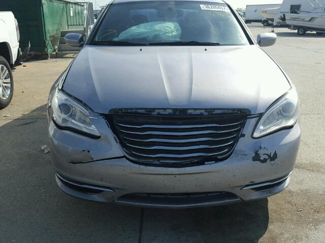 1C3CCBBB2EN152729 - 2014 CHRYSLER 200 SILVER photo 9