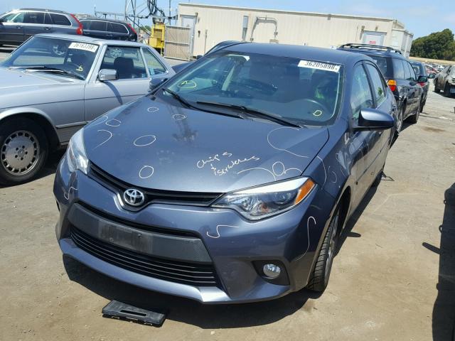 5YFBPRHE4EP130286 - 2014 TOYOTA COROLLA EC 灰色 照片 2