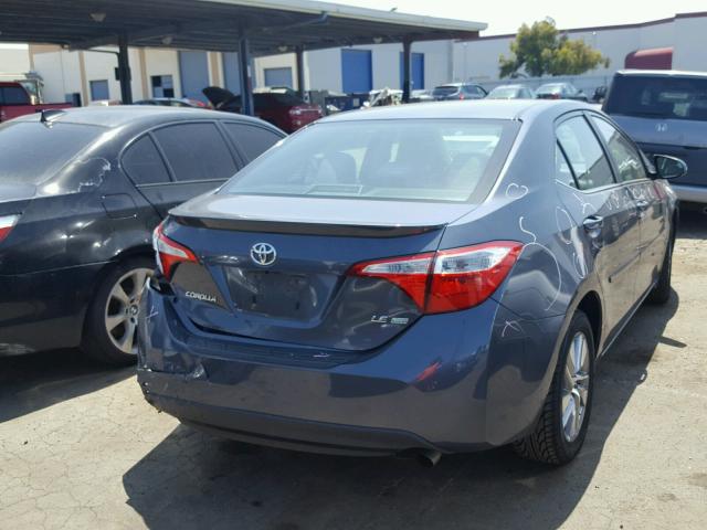 5YFBPRHE4EP130286 - 2014 TOYOTA COROLLA EC 灰色 照片 4