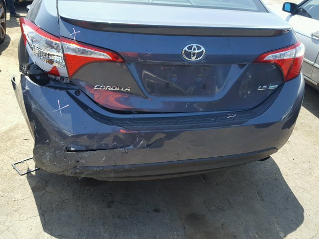 5YFBPRHE4EP130286 - 2014 TOYOTA COROLLA EC 灰色 照片 9