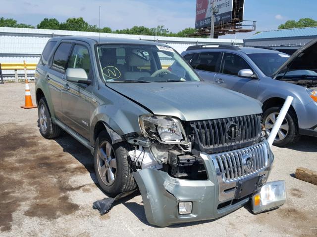 4M2CU87128KJ44626 - 2008 MERCURY MARINER PR GREEN photo 1