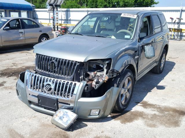 4M2CU87128KJ44626 - 2008 MERCURY MARINER PR GREEN photo 2