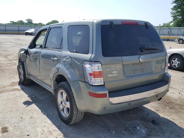 4M2CU87128KJ44626 - 2008 MERCURY MARINER PR GREEN photo 3