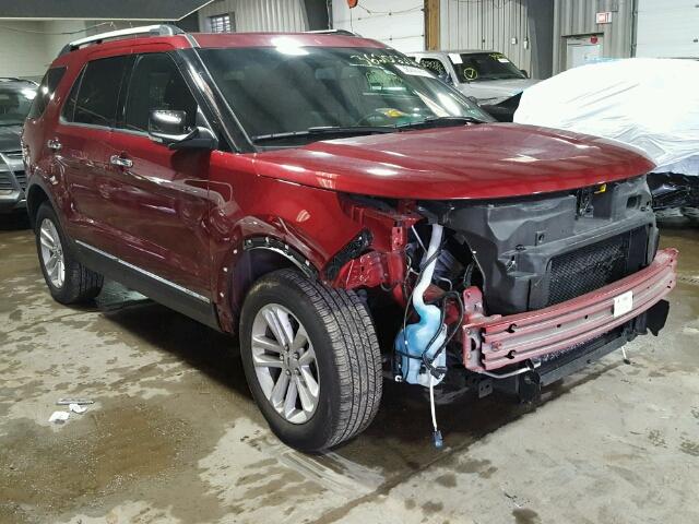1FM5K8D80FGC15095 - 2015 FORD EXPLORER X RED photo 1