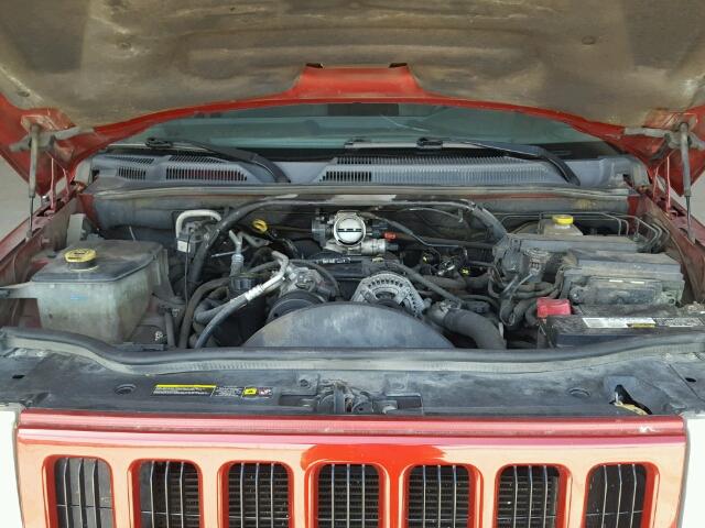 1J8HG48K16C195392 - 2006 JEEP COMMANDER RED photo 7