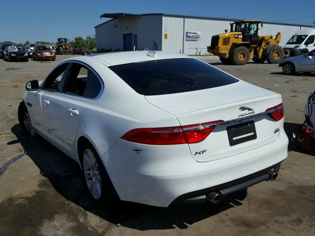 SAJBJ4BV5HCY37375 - 2017 JAGUAR XF PREMIUM WHITE photo 3