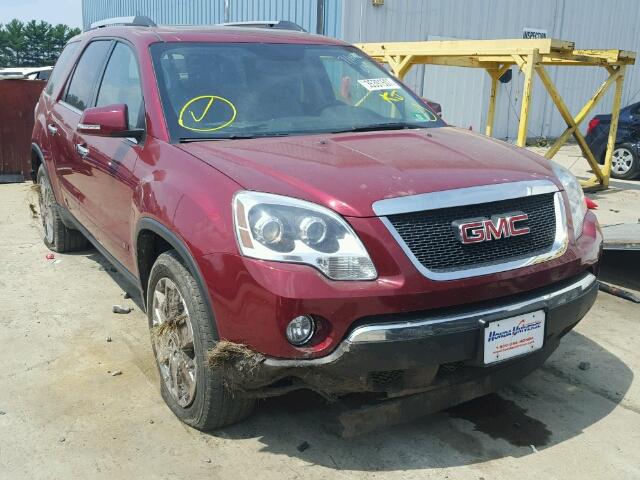1GKLRNED6AJ150299 - 2010 GMC ACADIA SLT ბურგუნდია ფოტო 1