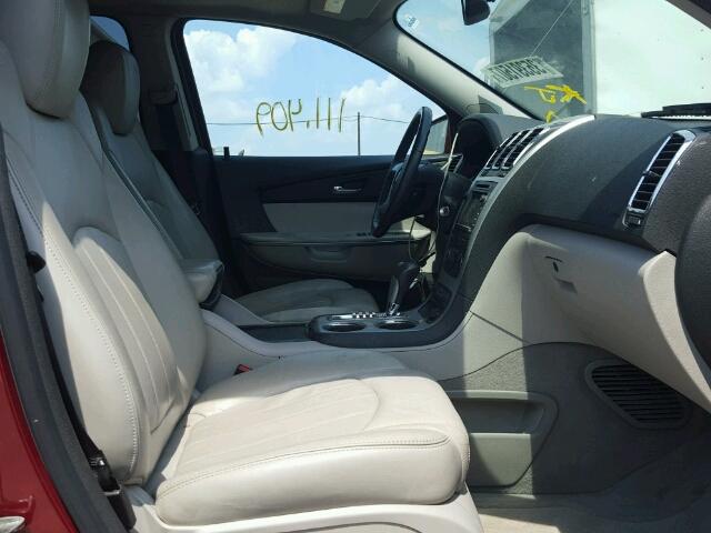 1GKLRNED6AJ150299 - 2010 GMC ACADIA SLT ბურგუნდია ფოტო 5