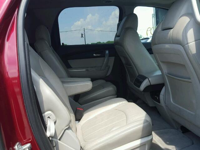 1GKLRNED6AJ150299 - 2010 GMC ACADIA SLT ბურგუნდია ფოტო 6
