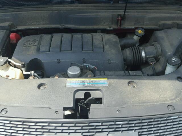 1GKLRNED6AJ150299 - 2010 GMC ACADIA SLT ბურგუნდია ფოტო 7