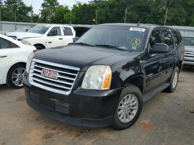 1GKFC13548R210871 - 2008 GMC YUKON HYBR BLACK photo 2