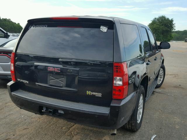 1GKFC13548R210871 - 2008 GMC YUKON HYBR BLACK photo 4