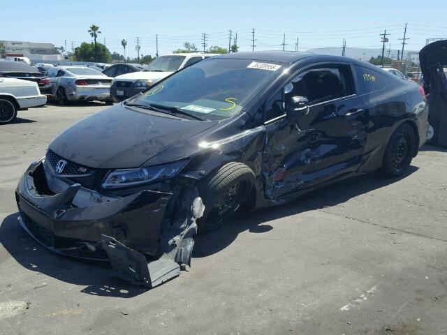 2HGFG4A53CH709501 - 2012 HONDA CIVIC SI BLACK photo 2