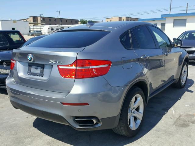 5UXFG8C53ALZ94881 - 2010 BMW X6 XDRIVE5 SILVER photo 4