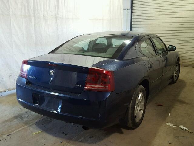 2B3KA43G16H323663 - 2006 DODGE CHARGER SE BLUE photo 4