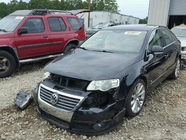 WVWCU73C48E139384 - 2008 VOLKSWAGEN PASSAT VR6 BLACK photo 2