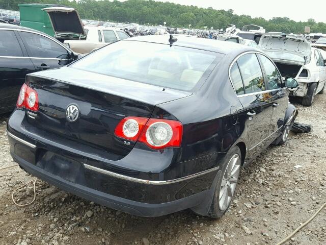 WVWCU73C48E139384 - 2008 VOLKSWAGEN PASSAT VR6 BLACK photo 4