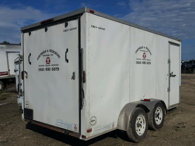 5YCBE1426DH009428 - 2013 CARGO TRAILER WHITE photo 6