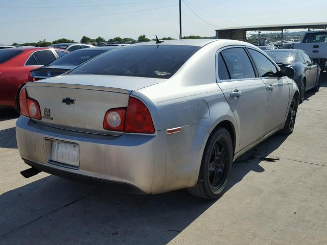 1G1ZB5E12BF166464 - 2011 CHEVROLET MALIBU LS 银色 照片 4