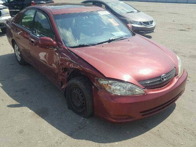 4T1BE32K02U091711 - 2002 TOYOTA CAMRY LE MAROON photo 1