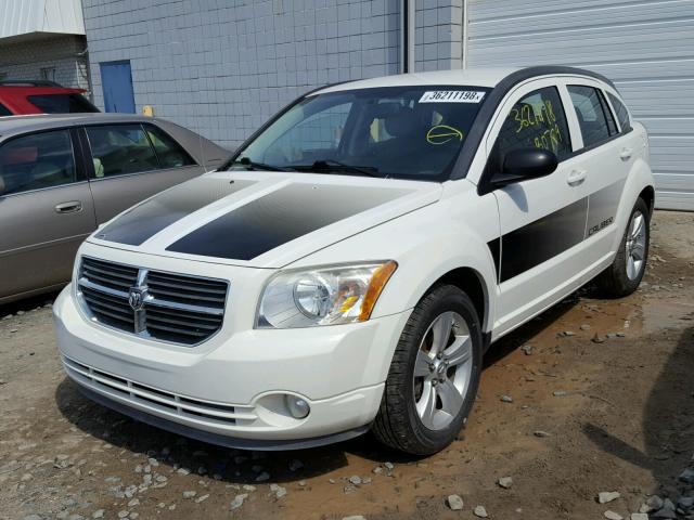 1B3CB3HA0AD574082 - 2010 DODGE CALIBER MA TWO TONE photo 2