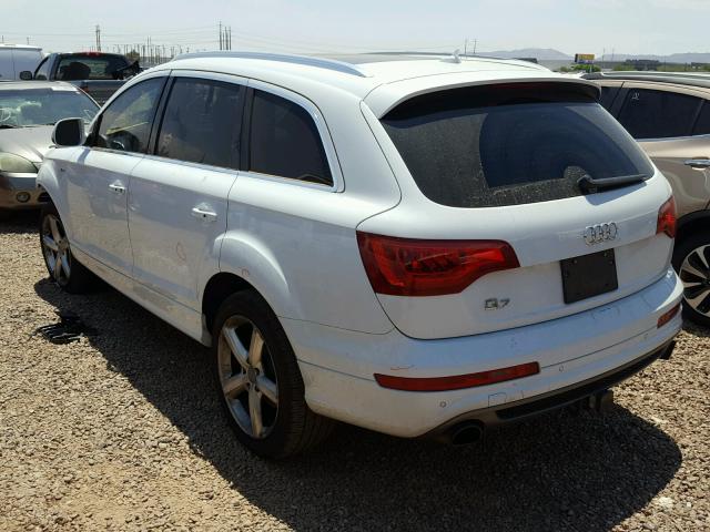 WA1DGAFE3DD003800 - 2013 AUDI Q7 PRESTIG WHITE photo 3