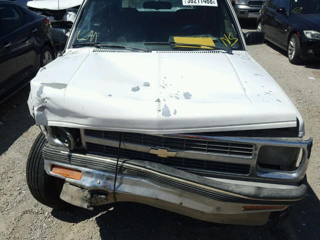 1GNCS13Z6N2112277 - 1992 CHEVROLET BLAZER S10 WHITE photo 7