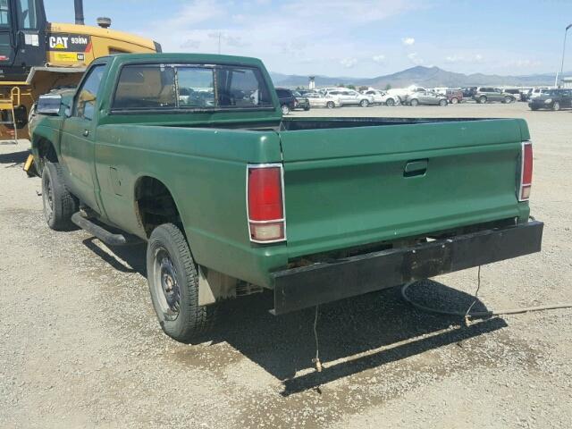 1GTCT14R3H8509791 - 1987 GMC S TRUCK S1 BLACK photo 3