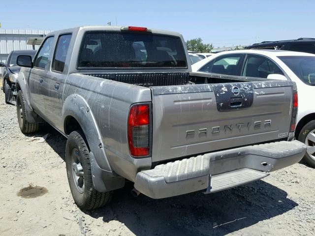 1N6ED27TX3C468419 - 2003 NISSAN FRONTIER C CHARCOAL photo 3