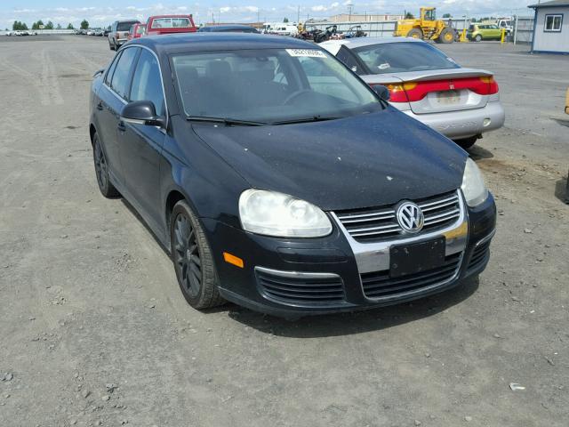 3VWSF71K15M637593 - 2005 VOLKSWAGEN NEW JETTA BLACK photo 1