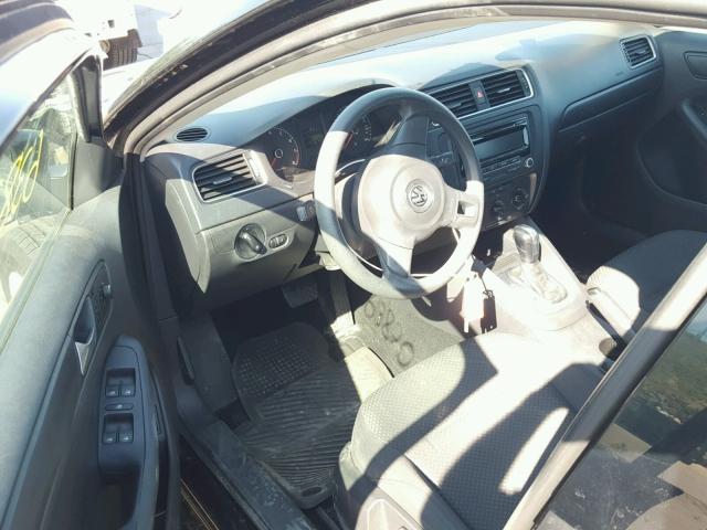 3VW2K7AJ8EM386980 - 2014 VOLKSWAGEN JETTA BASE 黑色 照片 9