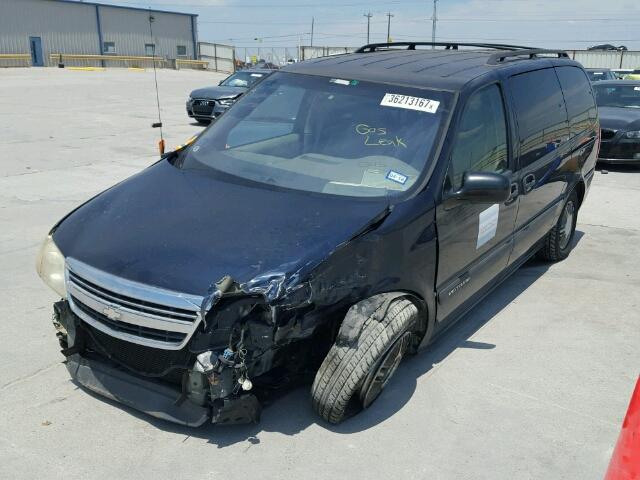 1GNDX03E82D125707 - 2002 CHEVROLET VENTURE BLUE photo 2